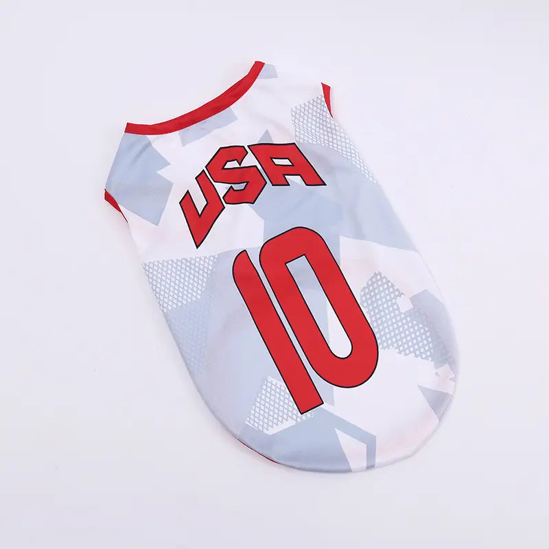 World Cup 2026 Patriotic Soccer Fan Pet Shirt
