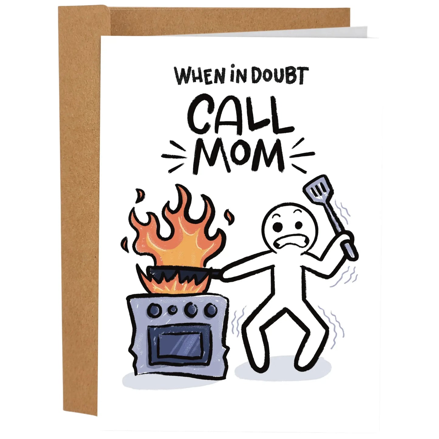 Funny Mother’s Day Greeting Card (5x7") - Includes Kraft Envelope