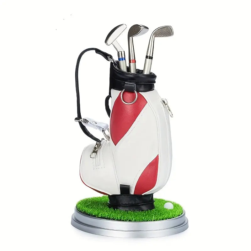 Golf Pen Holder with 3-Pen Gift Set