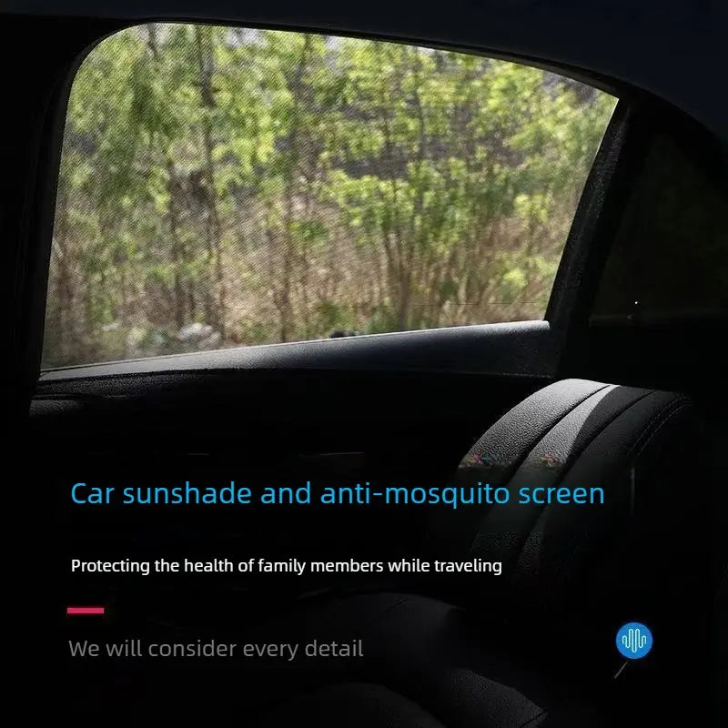 The Explorer's Mesh Car Window Screens: Bug-Free Ventilation & Privacy