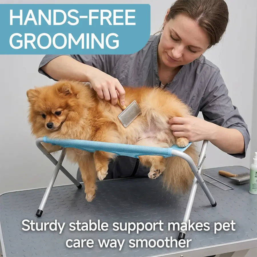 New Foldable Pet Bathing Stand, Cat Dog Bath Hammock, Anti-Movement, Anti-Scratch, Medication Feeding, Bath Rack Tool Supplies