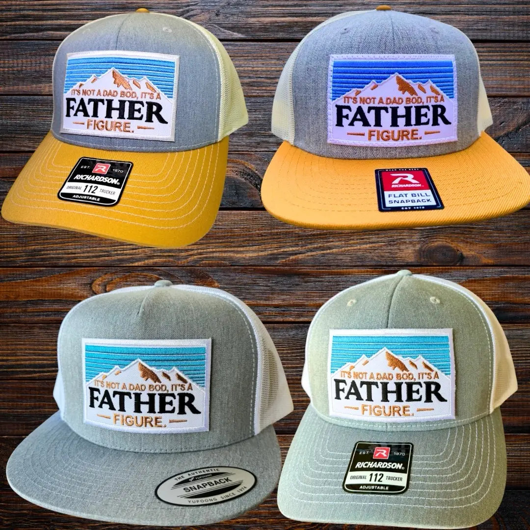 It’s Not a Dad Bod It’s a Father Figure Hat Cap Snapback Closure