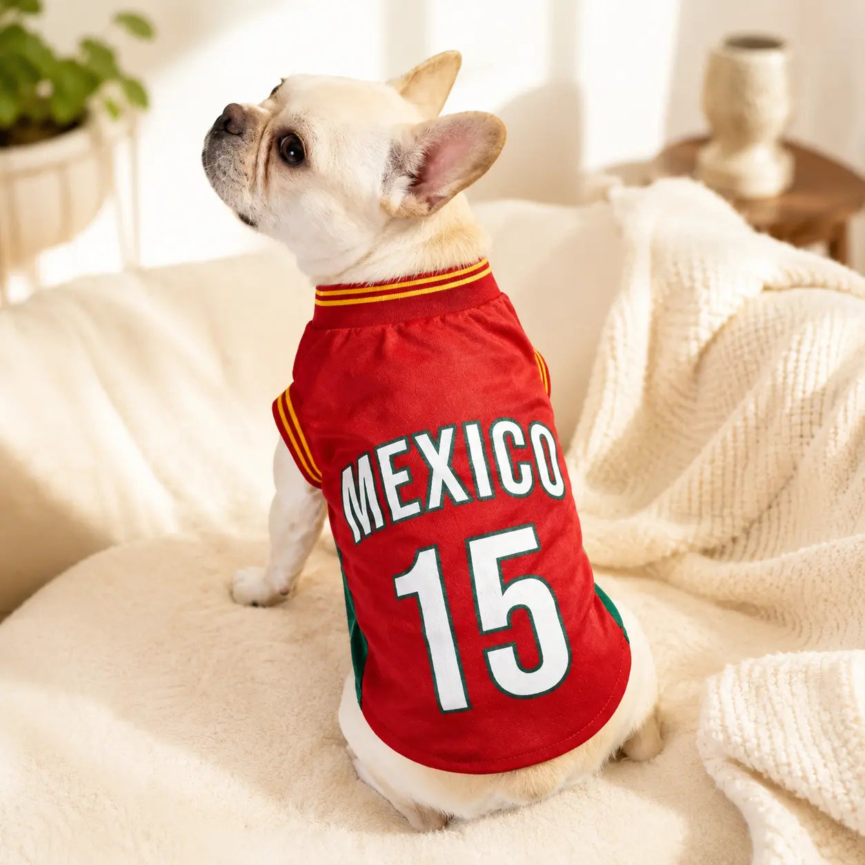 Pet Soccer Jersey Shirt | Lightweight Breathable Mesh Vest for Dogs & Cats