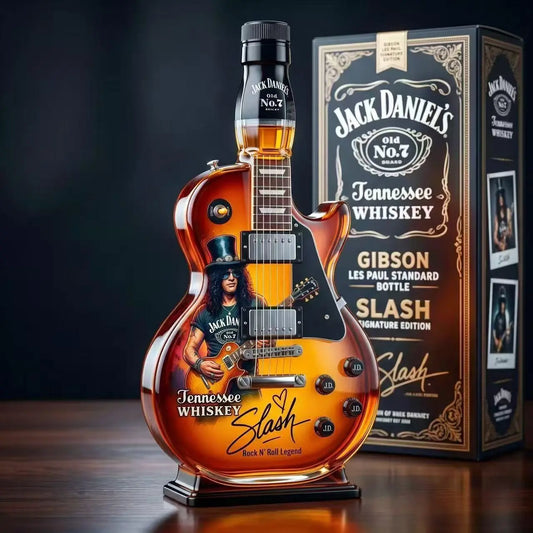 Rock Guitar Whiskey Decanter Gift for Music Lovers and Home Bars