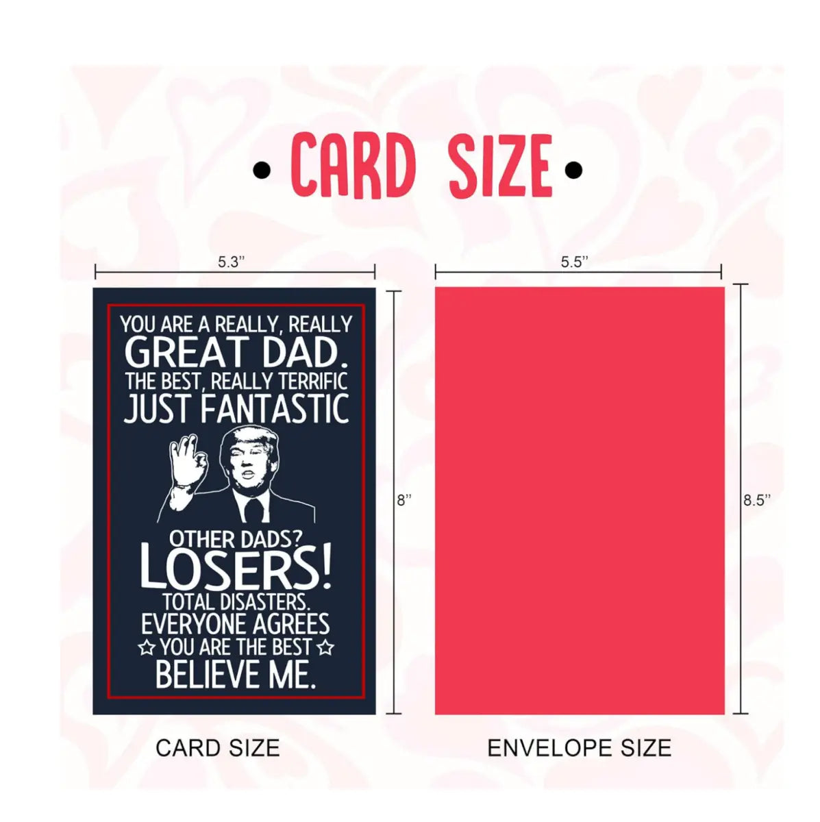 "You Are a Great Dad, Trust Me" Funny Father’s Day Greeting Card