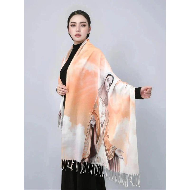 Sports & Outdoor Breathable Floral Print Hijab Scarf – Sweat-Wicking All-Season Head Wrap