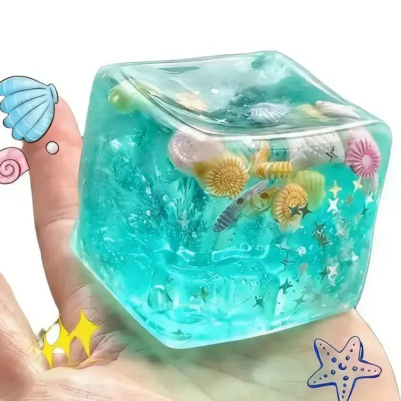 8-Piece Malt Sugar Squishy Fidget Toys Set - Sensory Stress Relief Party Favors (8 Styles)