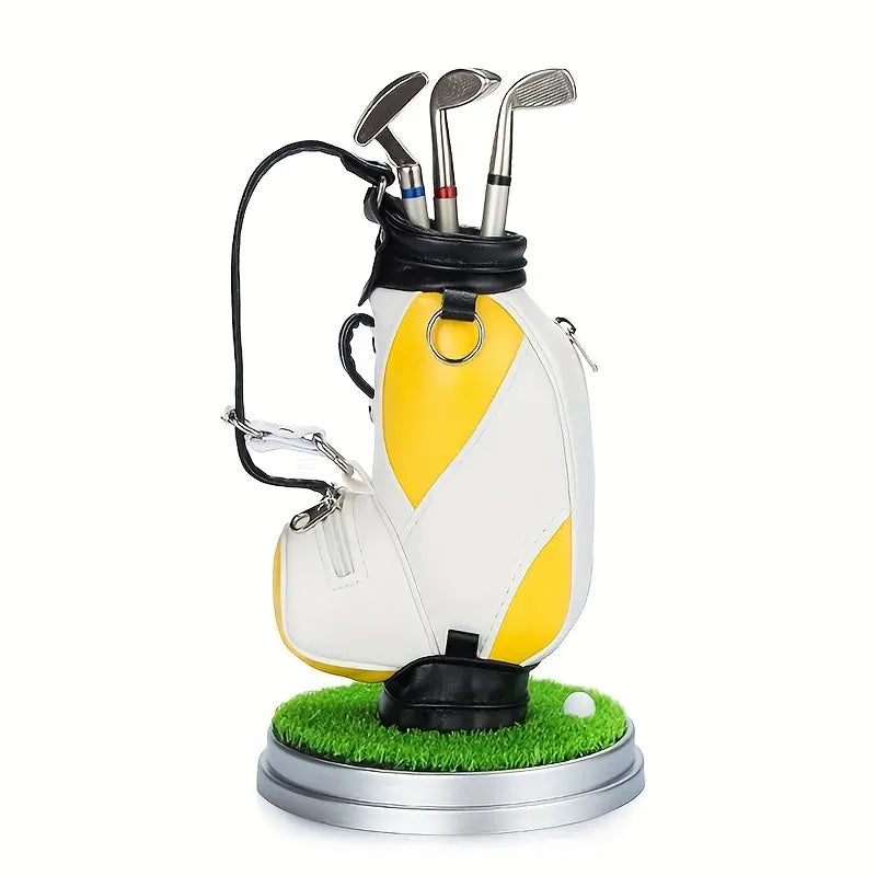 Golf Pen Holder with 3-Pen Gift Set