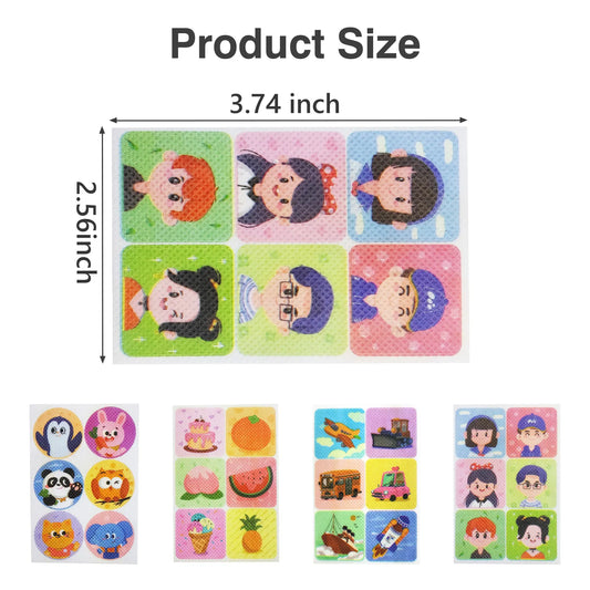 Animal Insect Repellent Sticker,Cute Animal Design,Sticks to Clothes,Backpacks,Chairs,Preserves Effectiveness When Sealed.