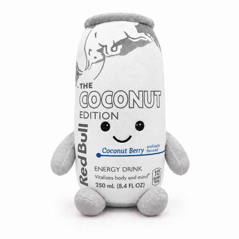 Cute 8.7-Inch Energy Drink Can Plush Toy – Soft Stuffed Doll for Desk & Room Decor