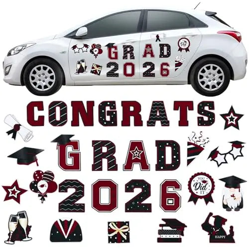 2026 Graduation Car Magnets & Refrigerator Decals