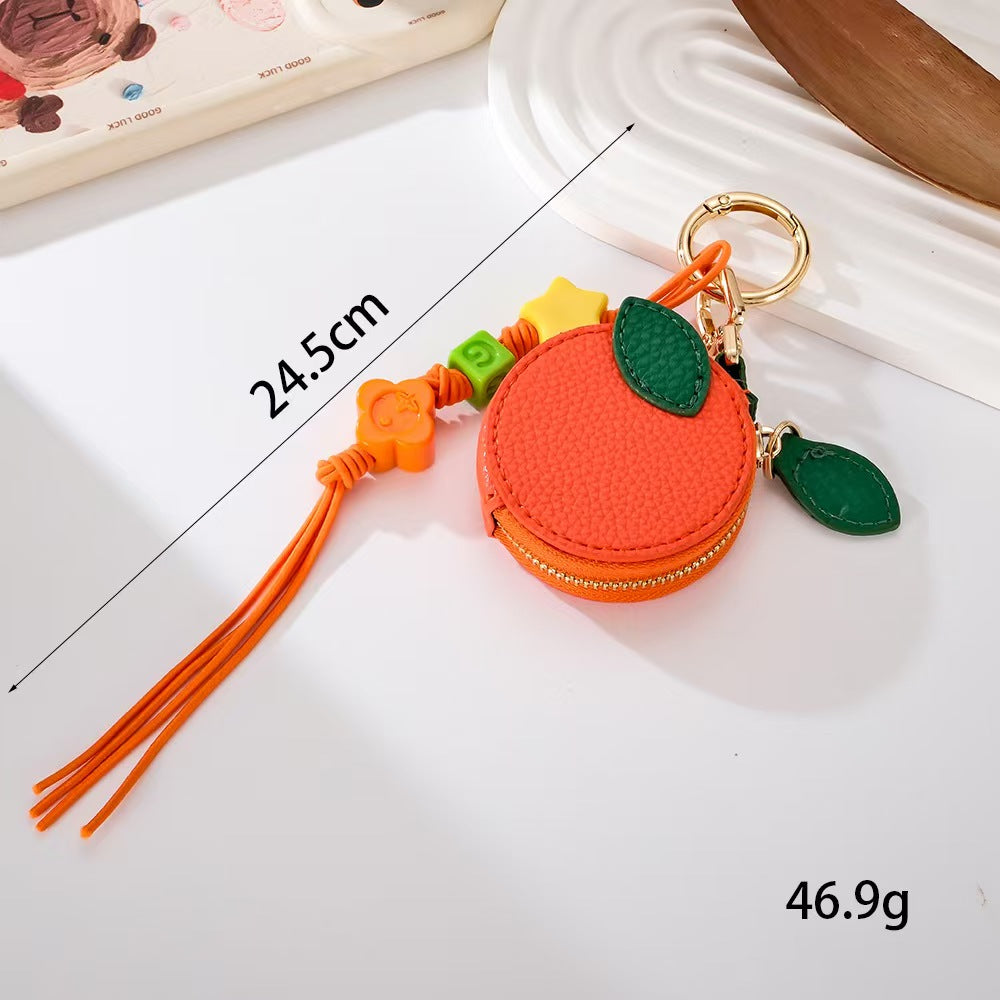 Cute Fruit Bag Charm, Bag Charms For Handbags, Bag Pendant, Adorable Keychain Accessory for Bags and Backpacks, Christmas Gift , 25 fall&winter , All Season Casual Style, Cute Purse Charms, Bag Accessories Charms