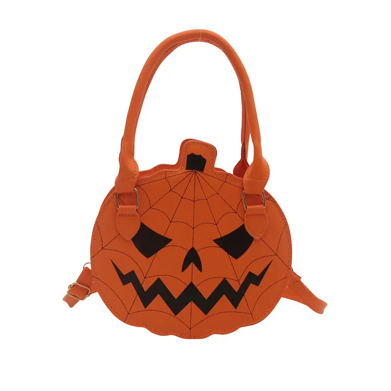 Novelty Halloween Pumpkin Shoulder & Crossbody Bag for Women
