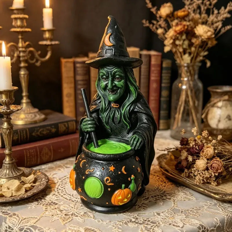 Witch/ghost Desktop Lamp, Ambient Lighting for Indoor Bedroom Living Room Office Home Decor, Bedside Table Light, Spooky Halloween Gift, Elegant Design