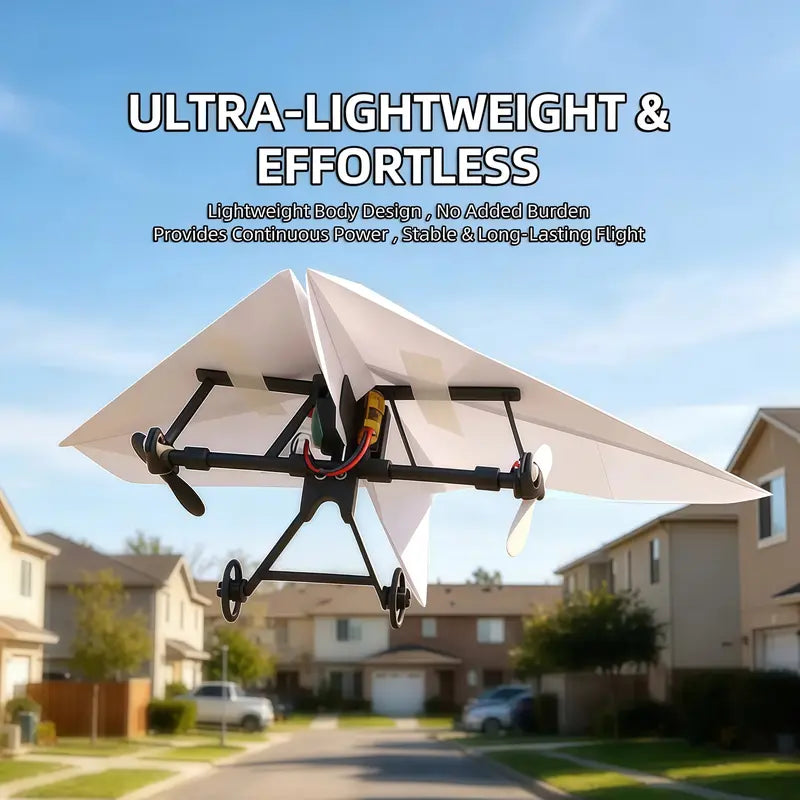 Kit d'avion en papier télécommandé SkyCraft avec stabilisateur gyroscopique