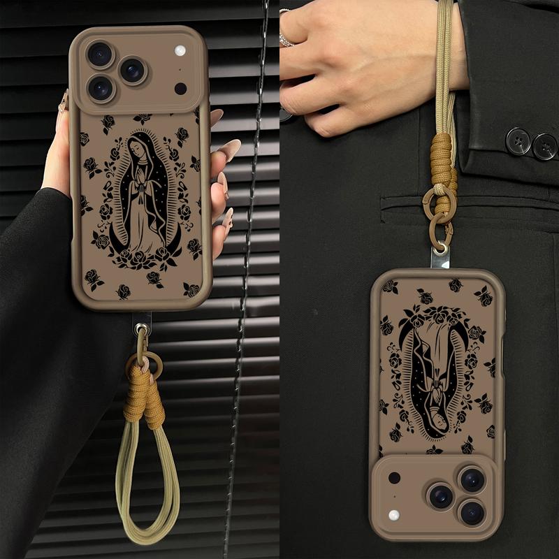 The Virgin Surrounded by Roses Case for iPhone & Samsung  – Full Coverage Lens Protection