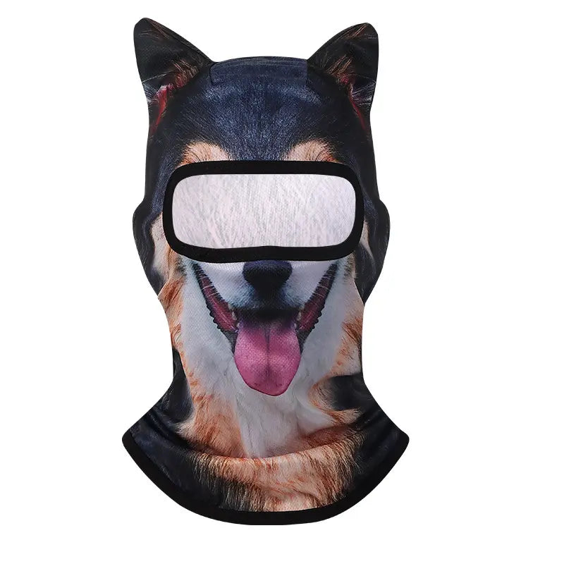 3D Cat Ear Balaclava, Breathable Polyester Shiesty Ski Mask for Men & Women, Whimsical Party Accessory for Festivals, Raves & Halloween, Cool Mask, Ski Masks