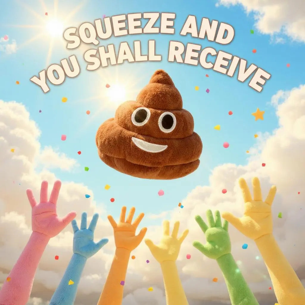 Funny Plush Poop Toy with Fart Sounds - Hilarious as Gifts for Teen Boys or Office Prank - Great As Poop Dog Toy with Long Lasting Build - Use as Fart Prank or Interactive Gag Gifts