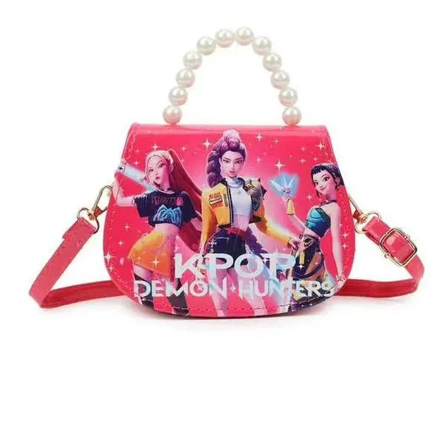 New children's bag witch hunter girl group change bag kpop anime cute storage bag messenger bag