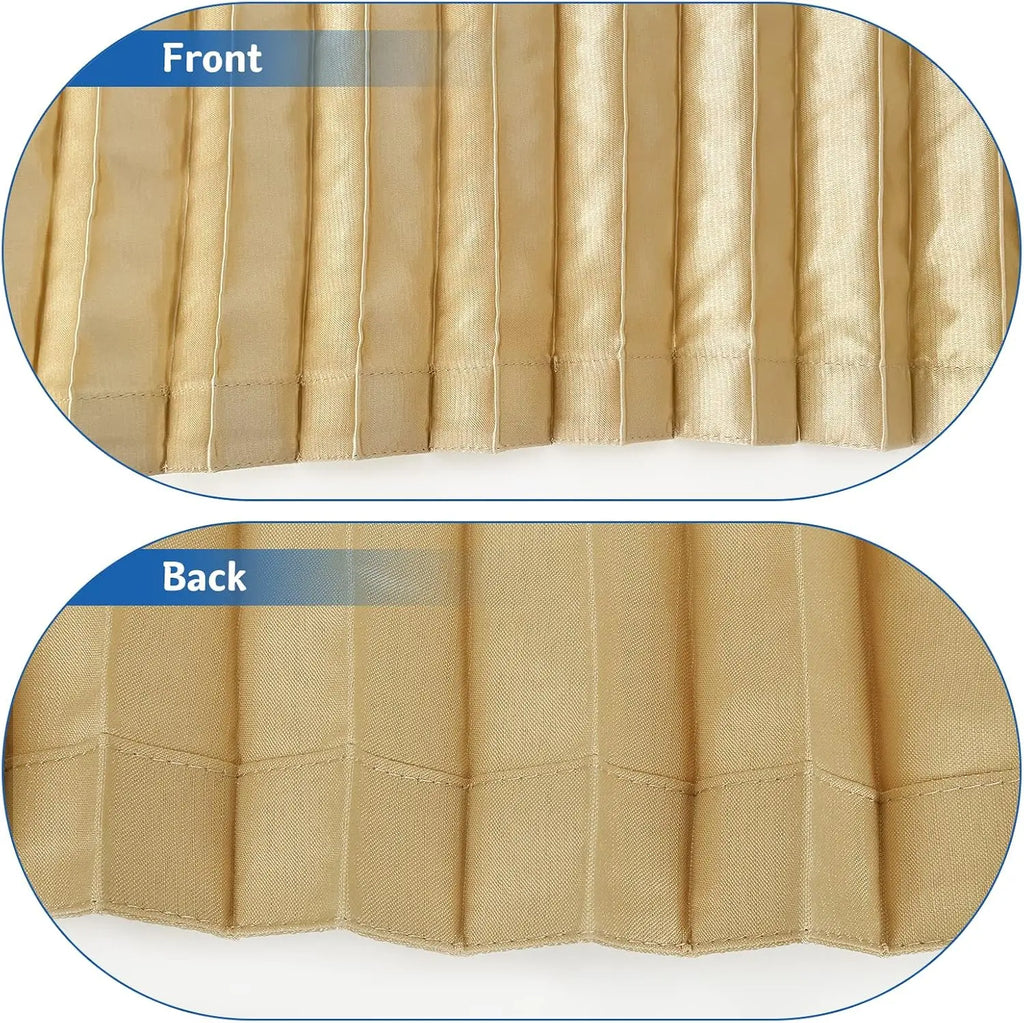 4-Piece Beige Magnetic Car Side Window Sun Shades – UV Protection & Privacy Curtains