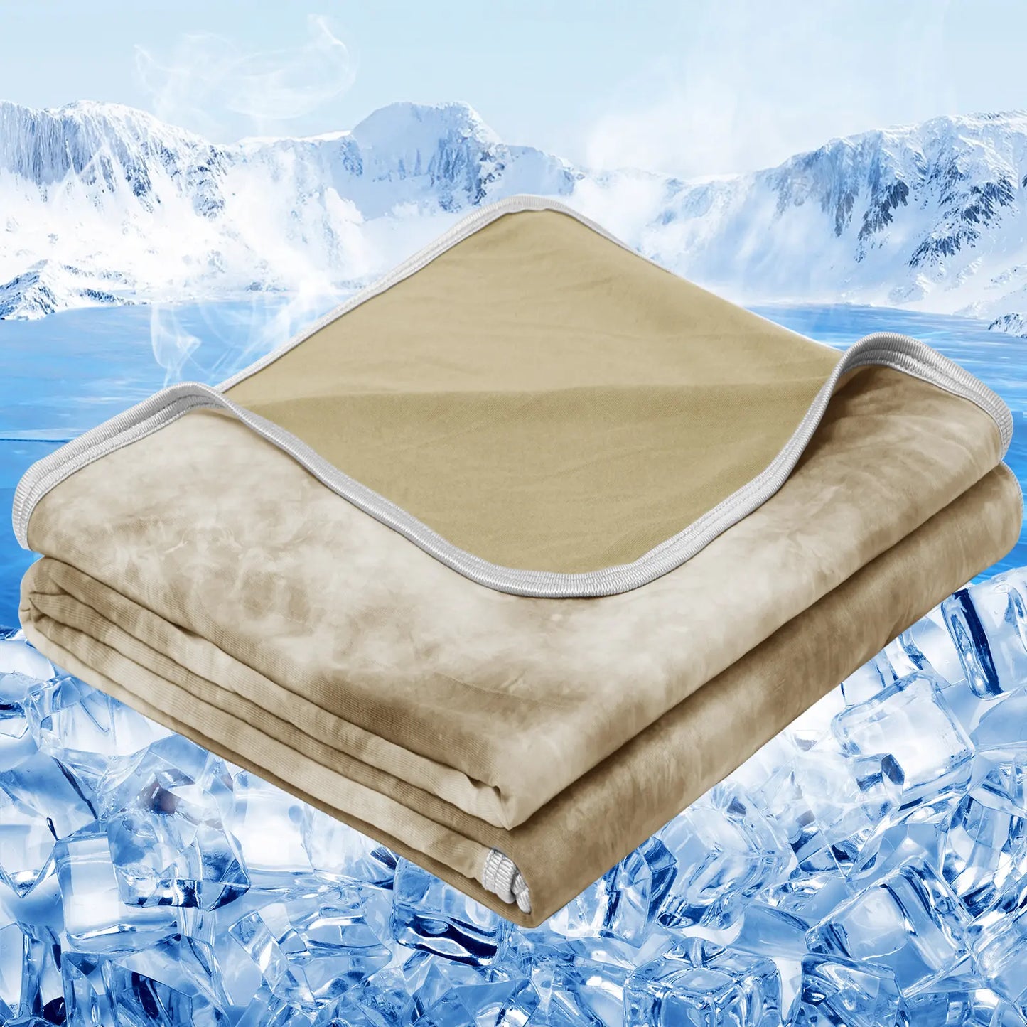 Summervibes Cooling Blanket Queen Size: Lightweight & Breathable for Hot Sleepers