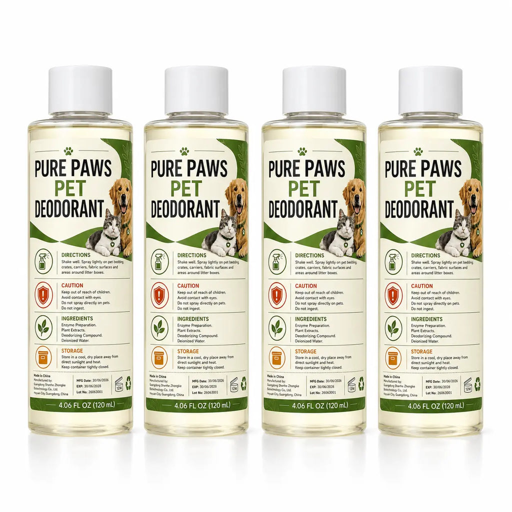 Pet Bio-Enzyme Stain & Odor Eliminator Spray – Blue Light Probiotic Deodorizing Cleaner