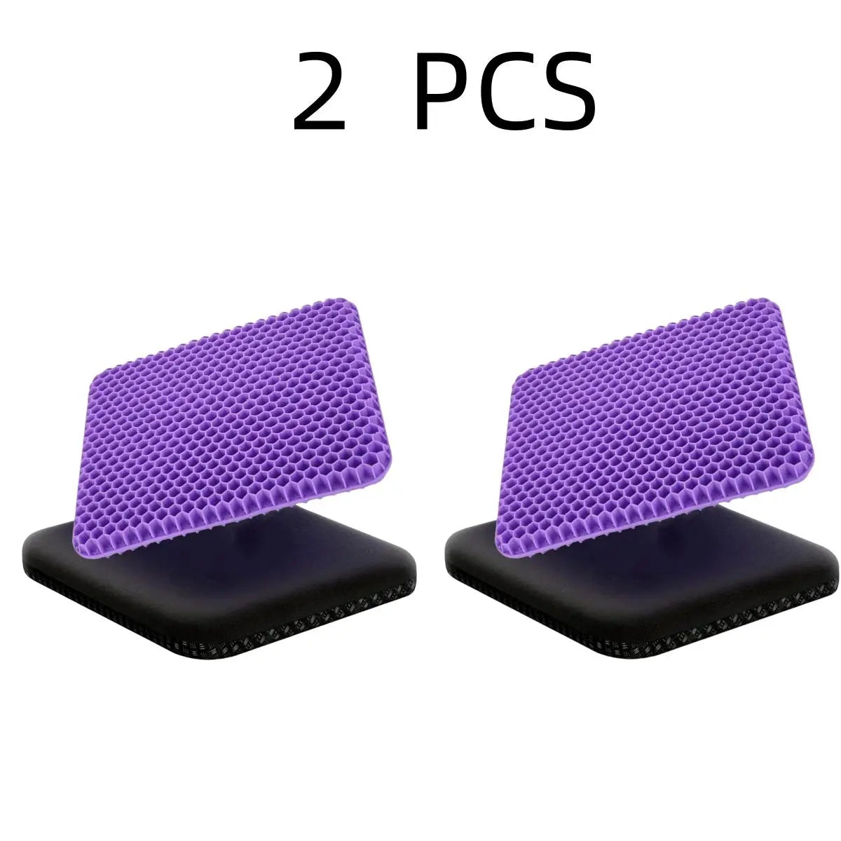 Double-Thick Gel Seat Cushion: Honeycomb Breathable Pressure Relief for Office & Car