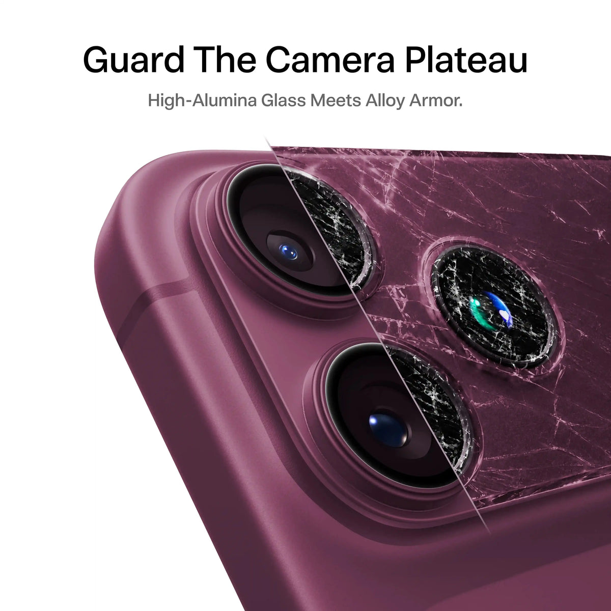 Anti-reflective camera lens protector for clear photography