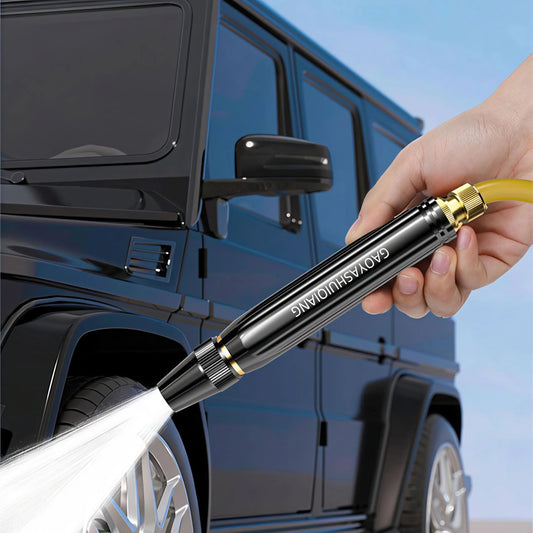 Home high-pressure car wash water gun with booster nozzle and hose, a must-have for watering plants and vegetables, and car washing