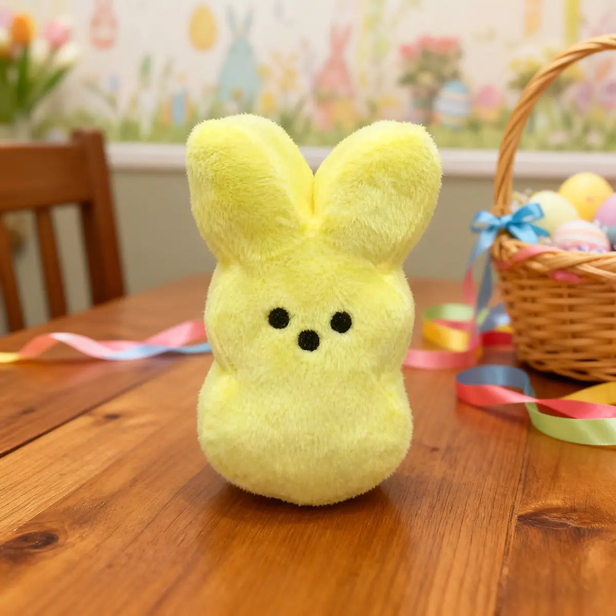 Sweeten Their Easter: 6-Pack Colorful Marshmallow Bunny Plush Set