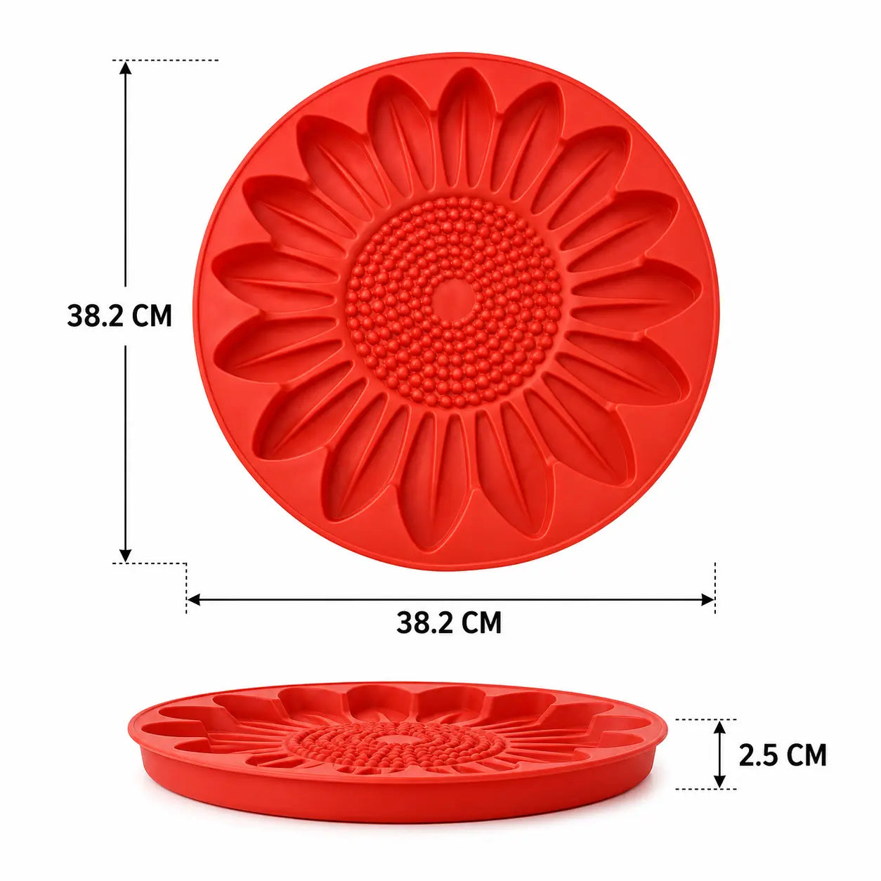 Reusable Sunflower Stepping Stone Mold – DIY Concrete Mold for Garden & Yard Landscaping