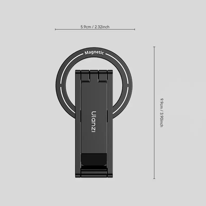 Magnetic Foldable Phone Stand – Ultra Slim MagSafe Compatible Desk & Vlog Holder