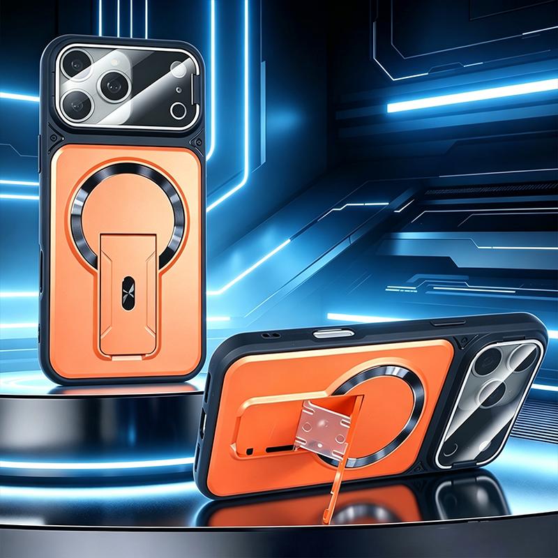 Weseecase Clear MagSafe Case for iPhone 17 Pro Max – Hidden Stand & Lens Protection