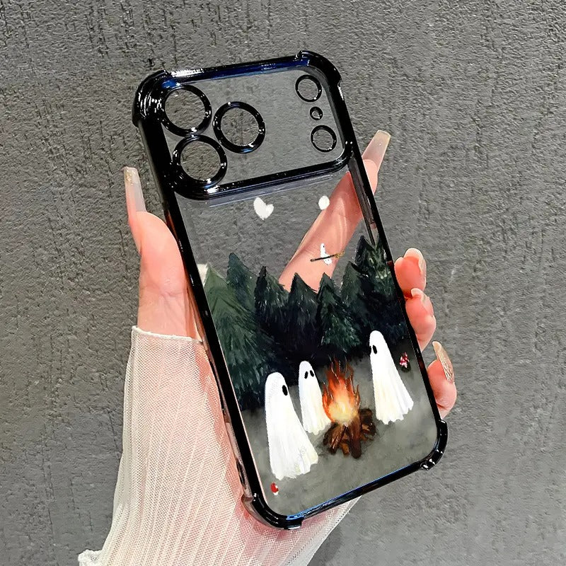 Ghost Campfire Phone Case for iPhone