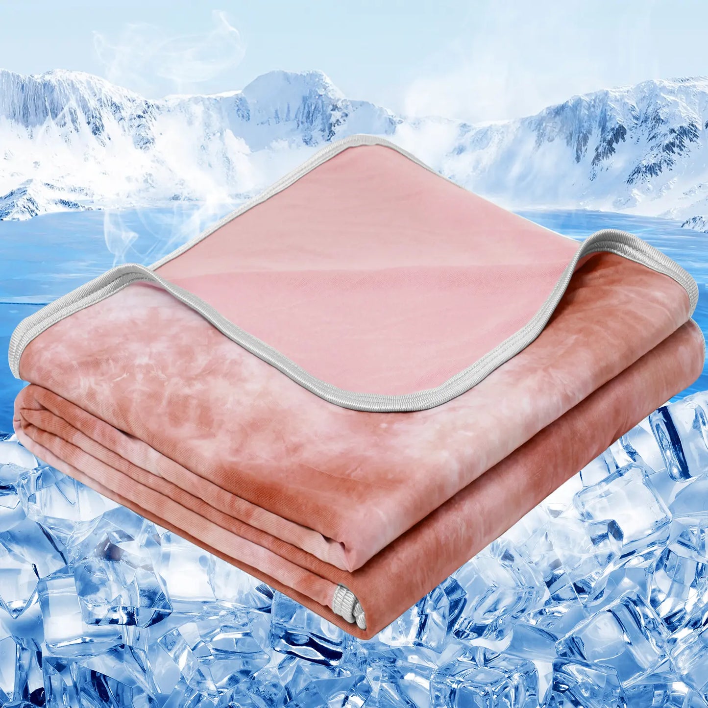 Summervibes Cooling Blanket Queen Size: Lightweight & Breathable for Hot Sleepers