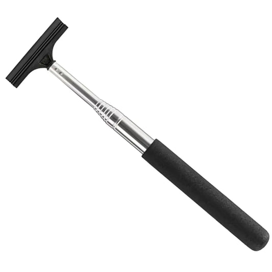 Car Rearview Mirror Wiper, Retractable Car Side Mirror Squeegee with Long Handle