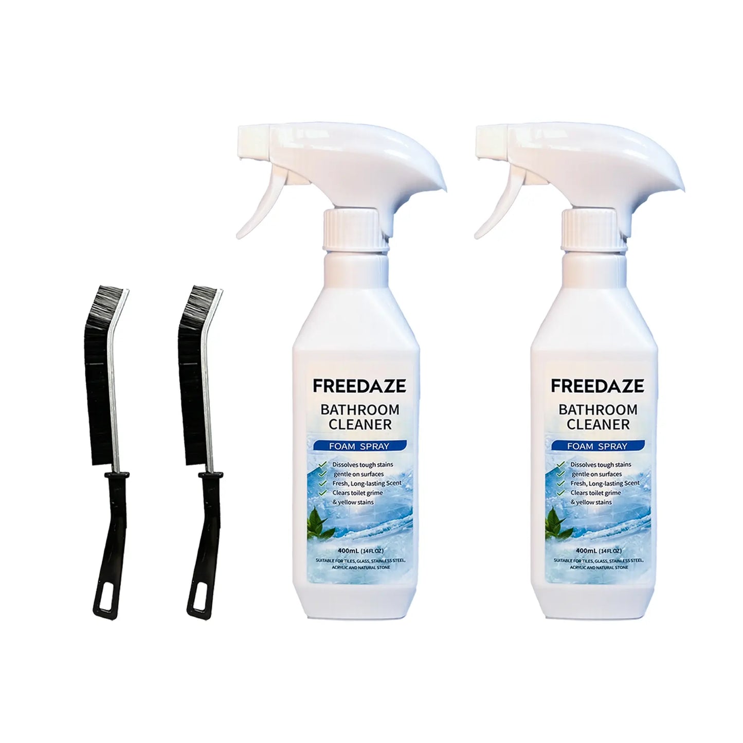 FREEDAZE Citric Acid Foam Cleaner (400ml) | Powerful Hard Water & Rust Remover