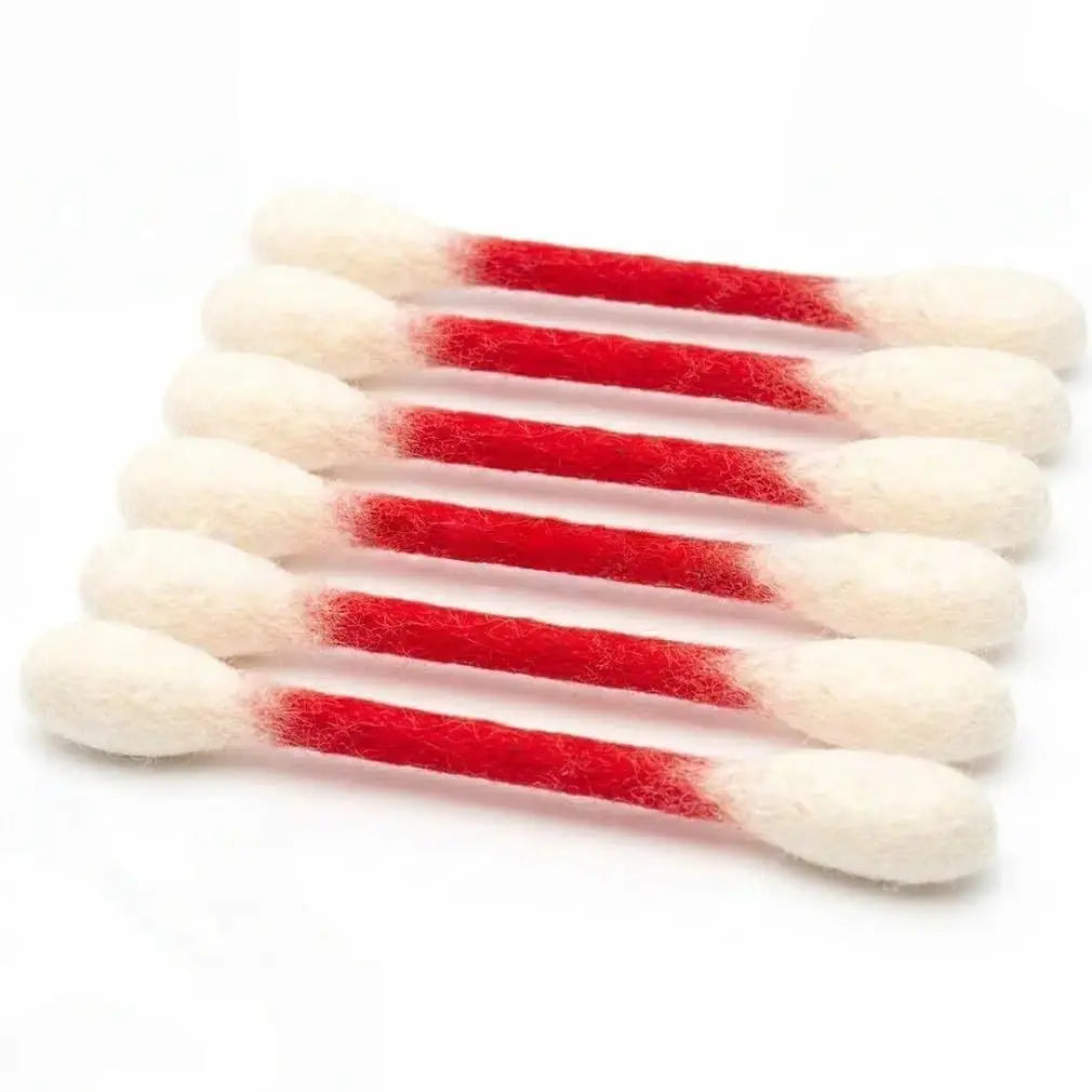 Giant Cotton Swab Cat Chew Toys for Teething and Interactive Play