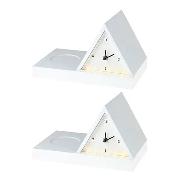 Improvements Book Rest Clock w/Light and Storage