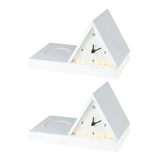 Improvements Book Rest Clock w/Light and Storage