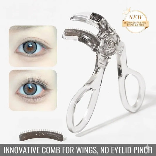 Lash Genius Wide-Angle Curler with Comb - Perfectly Curls Every Lash WITHOUT the Pinch!