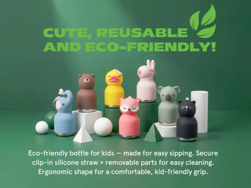 Mini Duck Insulated Water Bottle – Cute Portable Thermos Cup with Keychain Strap