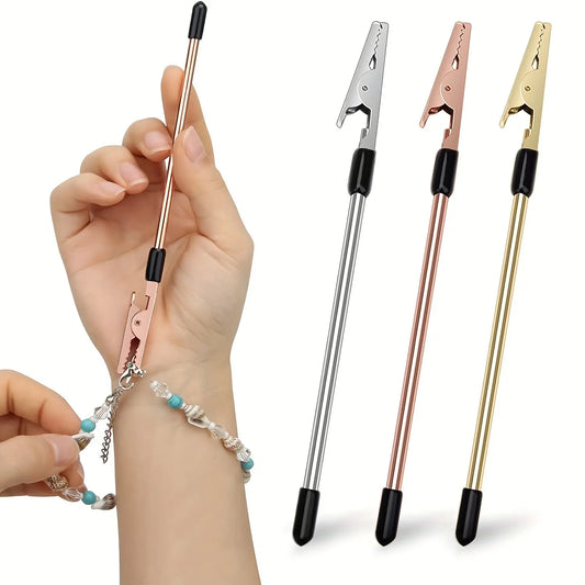 3Color Bracelet Helper Tool for Self-Wearing Fastening Assistant Easy to Use Versatile for Various Bracelets