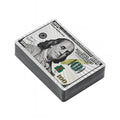 Naipes Impermeables Metálicos C-Note – Baraja de Póker Premium con Acabado Diamantado Oro y Plata