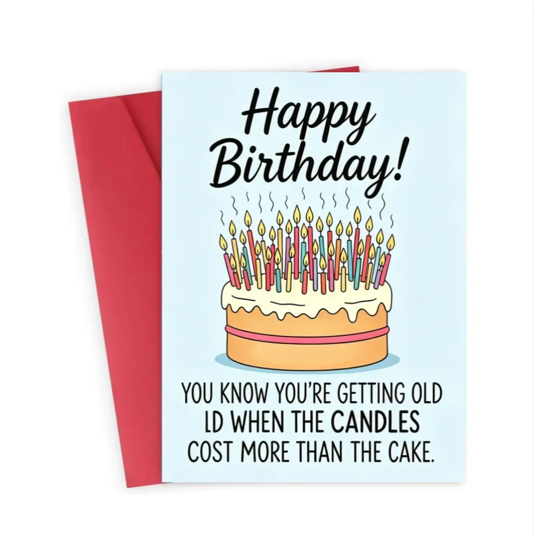 Rude Gag Birthday Card – "See You Soon" Dark Humor Greeting for Friends, Spouses & Coworkers – Hilarious & Edgy