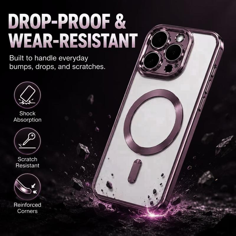 Luxury Gradient Glitter MagSafe Shockproof Case for iPhone 18 Pro Max