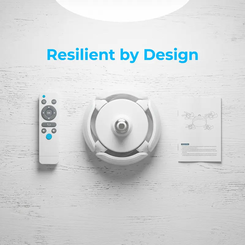 [DealsForYouDays] 2026 New E27 Socket Ceiling Fan Light - 2-in-1 Silent LED Fan with Remote Control, Energy-Saving Cooling & Lighting Combo for Home Bedroom