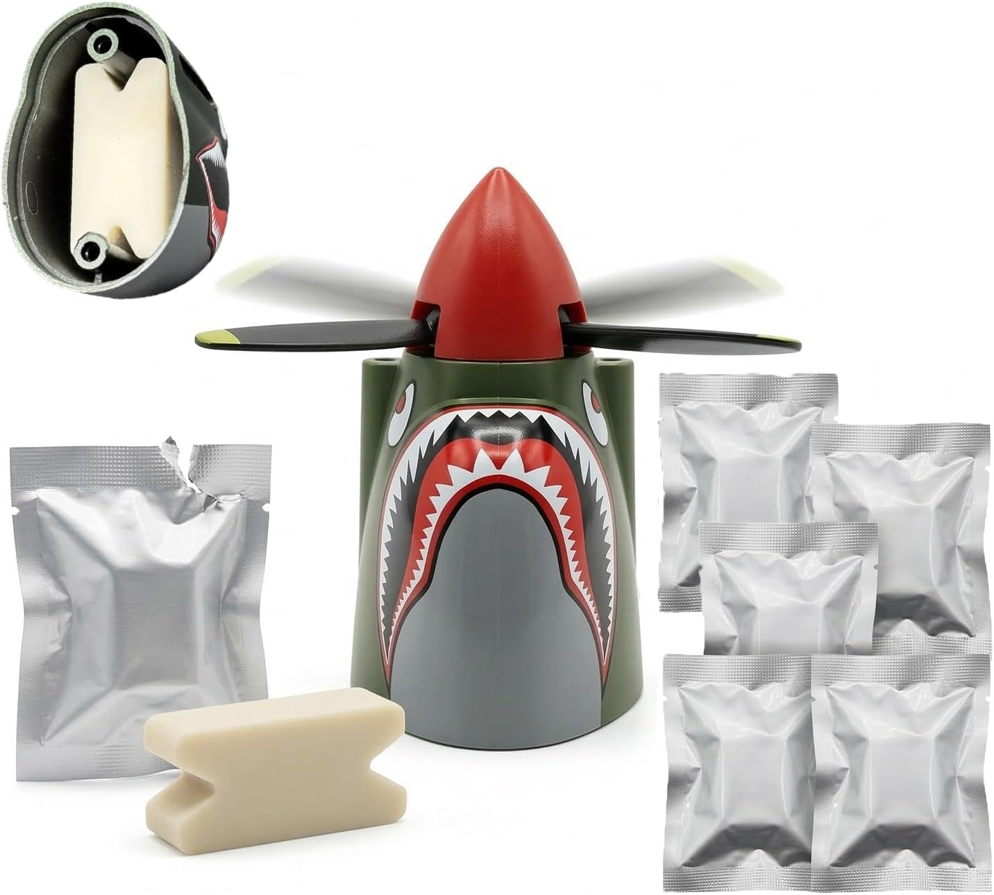P-40 Warhawk Plane Car Air Freshener | Vintage Fighter Jet Vent Clip for Men