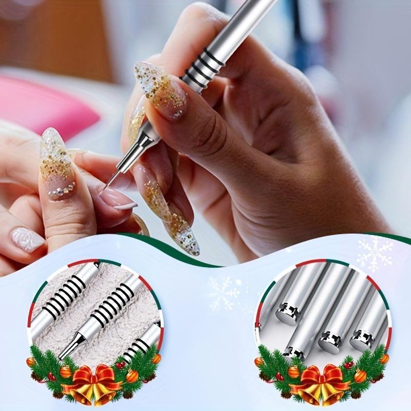 Nail Art Detailer Striping Brush Set with Metal Handles, 6-Piece Nail Liner Brush Kit for Manicure Painting, Nail Art Tools, Nail Art Accessories, Nail Supplies #GLOBAL PICKS