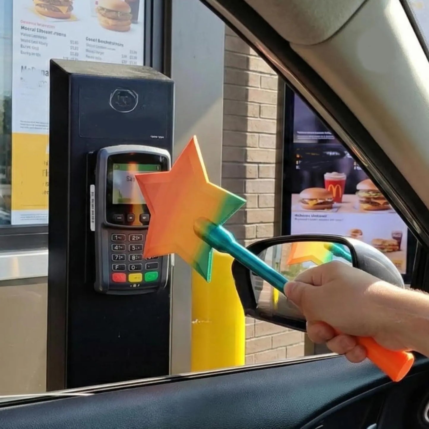 "Magic Pay" Credit Card Wand | 3D Printed Star Tap-to-Pay Wand for Checkout